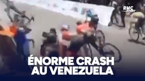 Cyclisme : Le violent crash du tour de Venezuela
