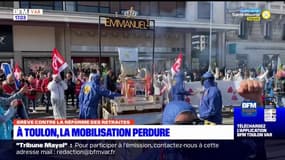 Réforme des retraites: la mobilisation perdure à Toulon