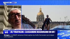 "Une merveilleuse victoire": le président de la Fédération d'Ile-de-France de triathlon évoque la médaille d'or de Cassandre Beaugrand