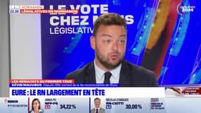 Législatives 2024: Kevin Mauvieux (RN), en tête dans l'Eure, se réjouit d'un "très beau résultat"