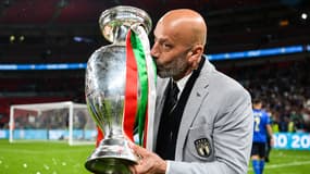 Gianluca Vialli après le sacre de l'Italie à l'Euro 2021