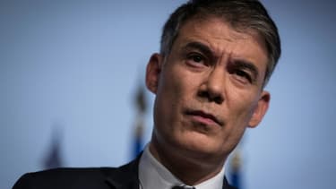 Le Premier secrétaire du Parti socialiste Olivier Faure, le 21 janvier 2020 à Ivry-sur-Seine, près de Paris