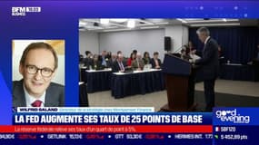 La FED augmente ses taux de 25 points de base