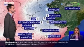 Météo DICI: un mercredi nuageux, 11°C attendus à Gap