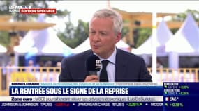 Bruno Le Maire (Ministre de l'Économie, des Finances et de la Relance) : La rentrée sous le signe de la reprise - 25/08