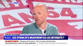 Vincent Gautheron (CGT RATP) sur l'interdiction de rassemblement au Stade de France: "L'argumentation de la préfecture est fallacieuse" 