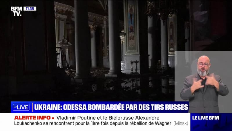 Frappes russes sur Odessa: les images des dégâts