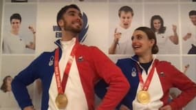 JO 2022: "On est toujours sur notre nuage", confient les champions olympiques Gabriella Papadakis et Guillaume Cizero