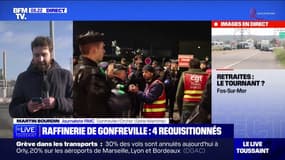 Mobilisation contre la réforme des retraites: quatre salariés de la raffinerie de Gonfreville ont été réquisitionnés 