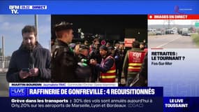 Mobilisation contre la réforme des retraites: quatre salariés de la raffinerie de Gonfreville ont été réquisitionnés 