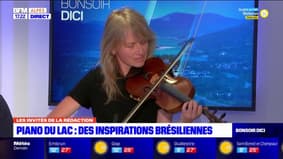 Alpes du Sud: un extrait du spectacle "Le Piano du Lac" offert par la violoniste Anouk Morel