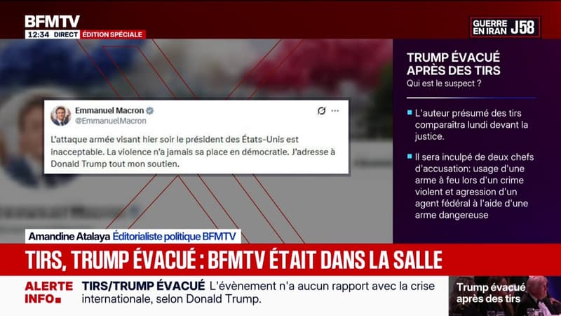 Tirs au gala de la presse avec Donald Trump: les réactions à l'international