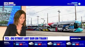 TCL: du street art sur un tramway