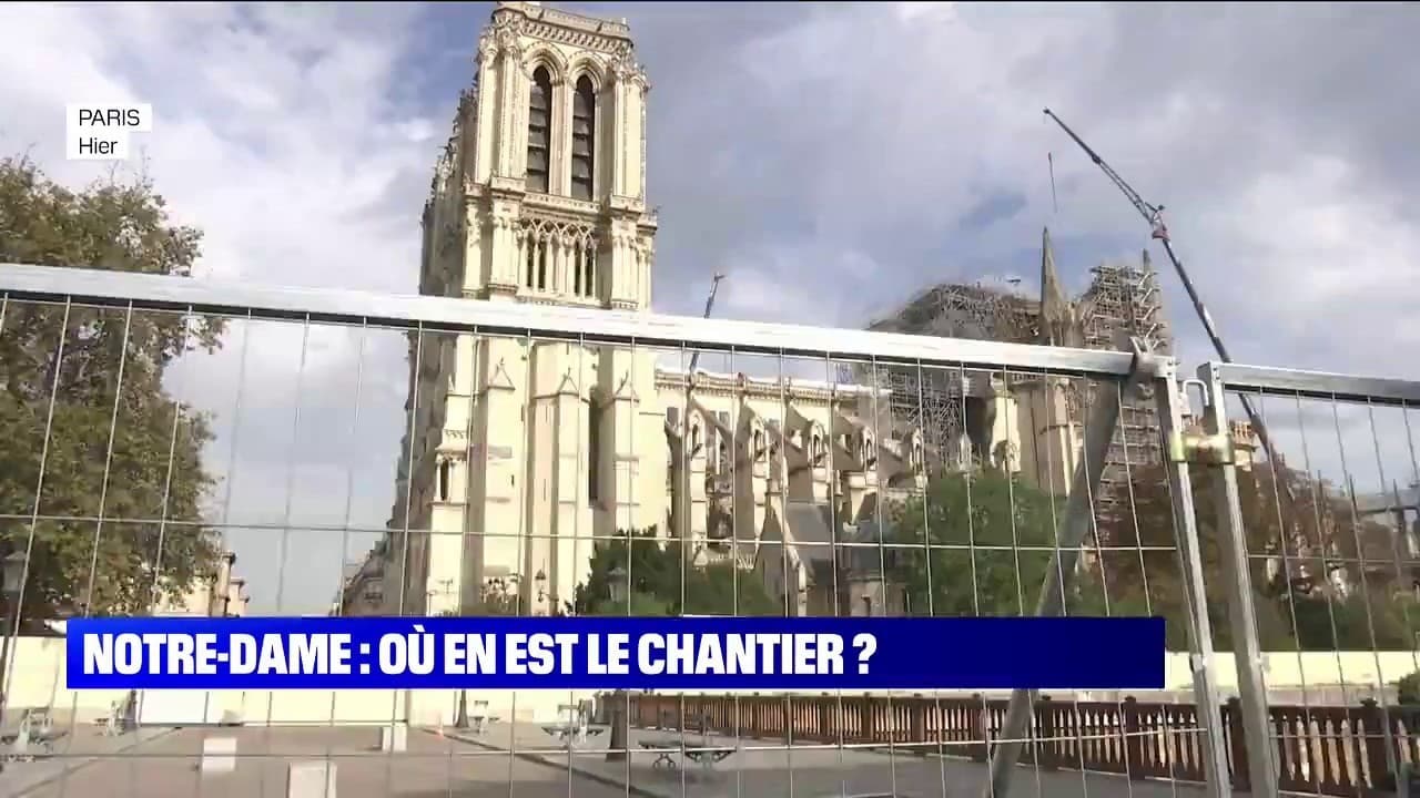 ou en est le chantier de notre dame de paris - chantier notre dame au jour le jour