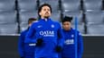 Marquinhos à l'échauffement avant le choc face au Bayern Munich