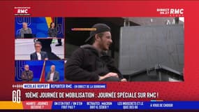 Retraites: en direct du blocus de la Sorbonne 