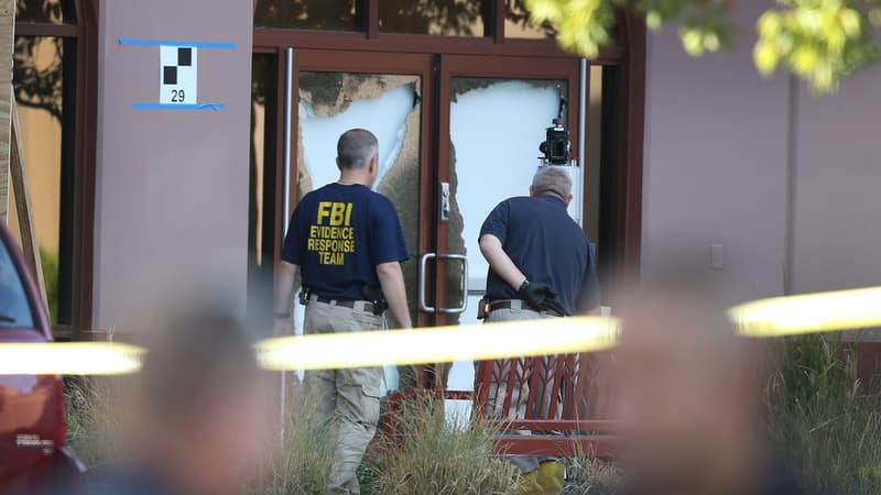 Une équipe du FBI sur la scène du crime de San Bernardino au mois de décembre dernier.