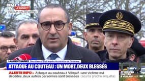 Laurent Nuñez salue "la réactivité" des forces de l'ordre et des pompiers lors de l'attaque au couteau de Villejuif