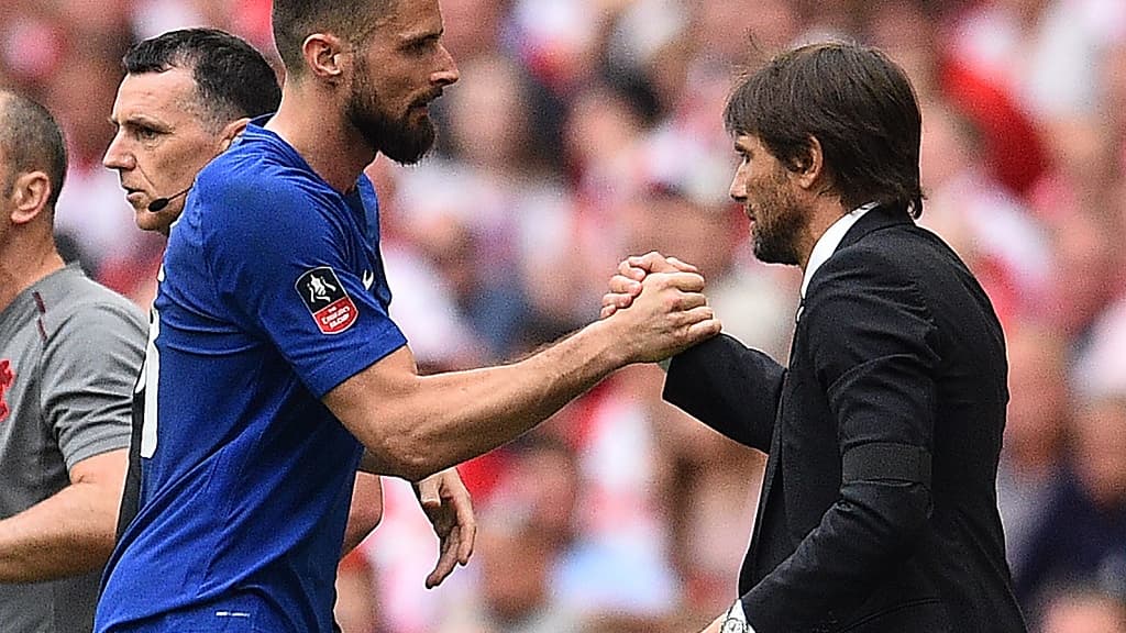 Giroud et Conte, époque Chelsea Giroud et Conte, époque Chelsea