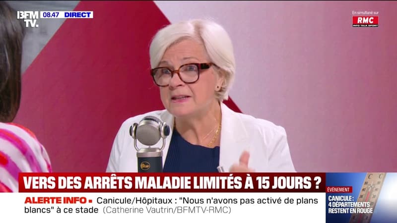 Catherine Vautrin, ministre de la Santé, affirme que la fraude aux arrêts maladie est 