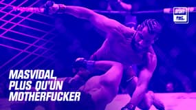 Jorge Masvidal lors de sa victoire express sur Ben Askren lors de l'UFC 239 en juillet 2019