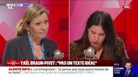 Loi immigration: "Le texte idéal que nous aurions souhaité c'est celui que le gouvernement a présenté au nom du président", déclare Yaël Braun-PIvet