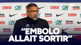 Rennes 3-0 Les Sables : "Embolo allait sortir avant son doublé", révèle Beye