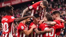 Les joueurs de l'Athletic face à Grenade, à Bilbao le 26 novembre 2021