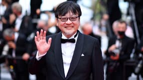 Le réalisateur japonais Mamoru Hosoda à Cannes le 15 juillet 2021