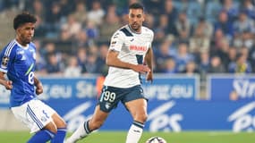 Ligue 1 - Strasbourg-Le Havre, le 17 mai 2025 - Ahmed Hassan a caché le logo de la lutte contre l'homophobie