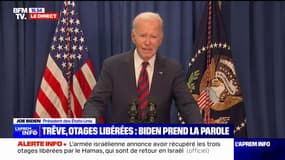 Trêve à Gaza: "Les armes ont été réduites au silence", assure Joe Biden