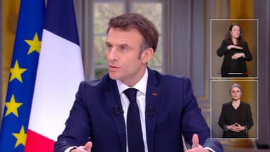 Emmanuel Macron, le mercredi 22 mars 2023.