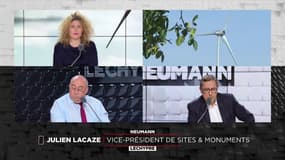 Julien Lacaze, vice-président de "sites et monuments" au sujet des éoliennes.