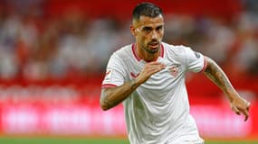 Suso lors du match Séville-Valence (1-2, 1ere journée de Liga), le 11 août 2023