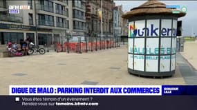 Malo-les-Bains: parking interdit aux commerçants sur la digue
