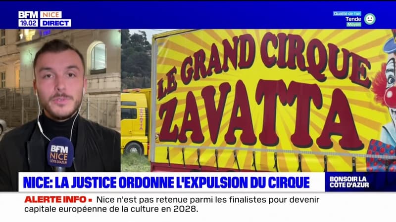 Cirque Zavatta à Nice: la justice a ordonné l'expulsion des circassiens