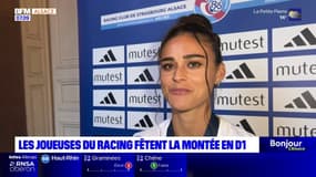 "On a créé une famille": les joueuses du Racing club de Strasbourg fêtent leur montée en D1