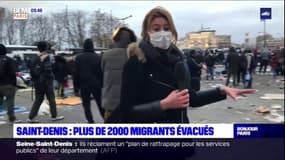 Plus de 2000 migrants évacués d'un camp en Seine-Saint-Denis