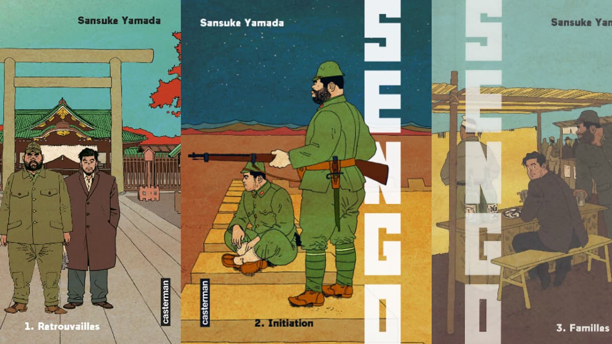 Les couvertures des trois premiers tomes "Sengo" Les couvertures des trois premiers tomes "Sengo"