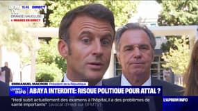 Abaya interdite: "Nous n'avons jamais montré quelques complaisances que ce soit" indique Emmanuel Macron