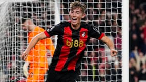 Dean Huijsen avec Bournemouth, le 5 décembre 2024