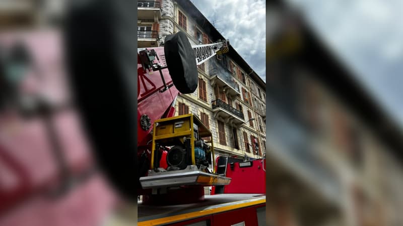 Les pompiers sont intervenus pour un incendie à Nice ce jeudi.