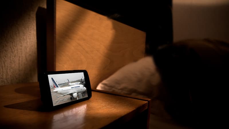 Air France a lancé une appli qui marche la nuit.
