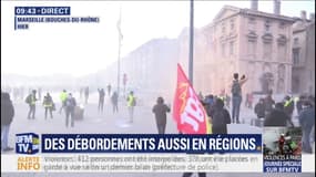 Le Puy-en-Velay, Marseille, Bordeaux: la violence n'a pas épargné les régions ce samedi