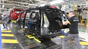 Dans l'usine MCA de Maubeuge, qui assemble aujourd'hui des Kangoo, et assemblera à partir de 2024 la future Renault 4L électrique.
