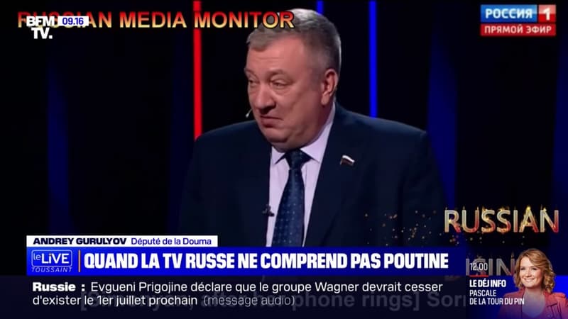Rébellion de Wagner: à la télévision russe, les propagandistes du Kremlin se montrent critiques envers Poutine