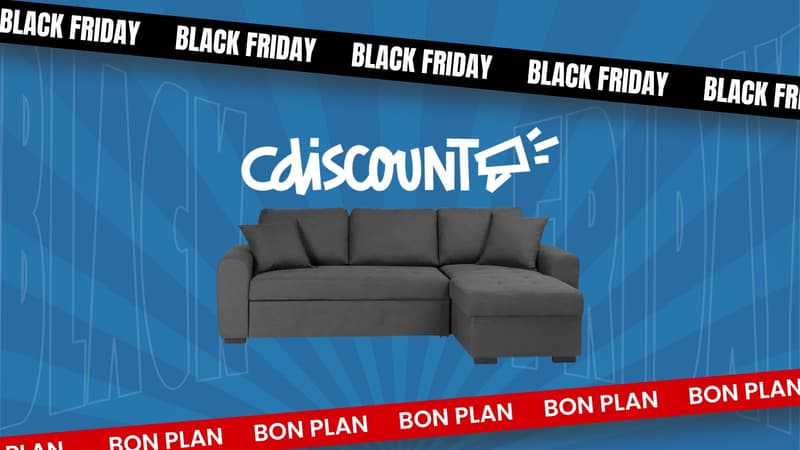 Ce canapé d’angle convertible profite de près de 400 euros de remise grâce au Black Friday