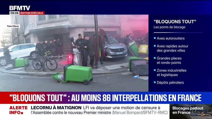"Environ 75 interpellations dans l'agglomération parisienne, une grosse dizaine dans le reste de la France", explique Mathieu Zagrodzki, consultant sécurité 