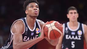 Giannis Antetokounmpo avec la Grèce en 2019