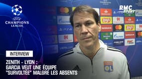 Zenith - Lyon : Garcia veut une équipe "survoltée" malgré les absents